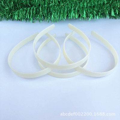 Factory Direct Sales 14mm Flat Toothless Environmental Protection Plastic Headband DIY Accessories Semi-Finished Products Wholesale ABS Material