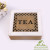 Wooden table top receive box transparent show box miscellaneous goods box woodiness jewelry box cent case