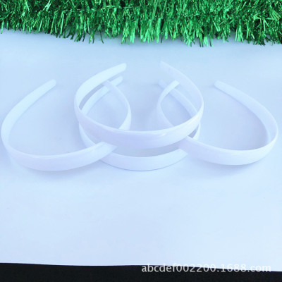 Factory Direct Sales 18mm Radian Toothless 100% Environmental Protection Plastic Headband DIY Hair Accessories Semi-Finished Products Wholesale