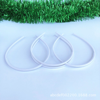Factory Direct Sales 5mm Flat Toothed Environmental Protection Headband Head Buckle Headband Accessories Base Plate Blank Semi-Finished Products Wholesale