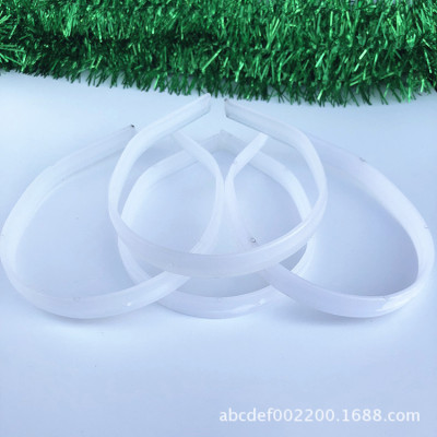 Factory Direct Sales 15mm Wide Transparent Hat Headband Accessories Plastic Headband Semi-Finished DIY Clothing Accessories