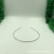 Factory Direct Sales 3mm Iron Headband Environmental Protection Plating White K Hair Band Hair Ring DIY Hair Accessories