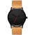 Simple style large size dial plate watch nubuck watchband quartz watch with calendar 