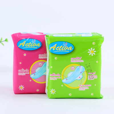 Girls Ultra-Thin Pure Cotton Sanitary Napkins Soft Breathable Health Pad Activa
