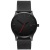 Simple style large size dial plate watch nubuck watchband quartz watch with calendar 