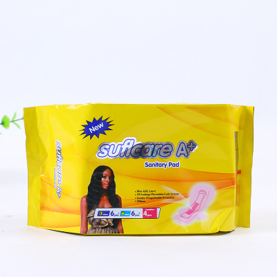 Add long style girls daily and night use combination pack sanitary pad, breathable and Suficare A+