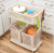 New bathroom portable storage basket pulley removable storage basket multi-layer plastic laundry basket