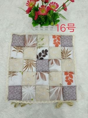 Silk cushion Cotton piece quilt cushion, Lace steamed bread cushion, Korean Version Cloth Art chair cushion