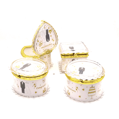 High-End Creative Glass Wedding Candies Box · Jewelry Box