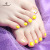 Ks08 SUNFLOWER Manicure Toenail Fake Nails 24 Pieces Manicure Implement Comfortable Toenail Piece Soft Screen Protector