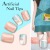 Elegant light pink silver border with breathable nail nail fake nail patch 30 wearable nail patches box