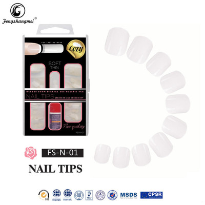 Wholesale Korean Model round Head Sand Dragon Nail DIY Fake Nail Patch Short Wear Nail Beauty Full Stickers Fingernail Pieces 100 Pieces