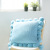 Solid color ins Nordic wool knitting pillow sofa cushion waist fringe