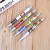 High quality box series character printing pattern office learning with a variety of color ballpoint pen