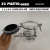Sealed Jar with Cover 750ML Fashion Round Kitchen Food Organizer Transparent Flower Print Sugar Bowl Tea Pot Can Bin