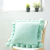 Solid color ins Nordic wool knitting pillow sofa cushion waist fringe