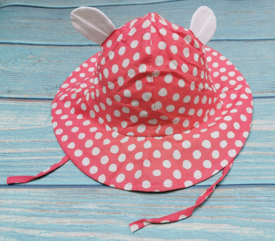 Korean version of children's hats small ears wave point fisherman hat basin hat baby clothes set suntan hat wholesale