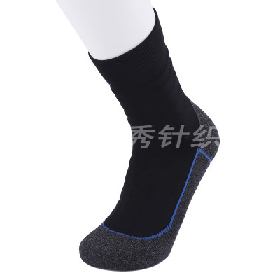 2019 new men's elite socks middle tube basketball socks letters interrupted loop thickening anti-slip sports socks