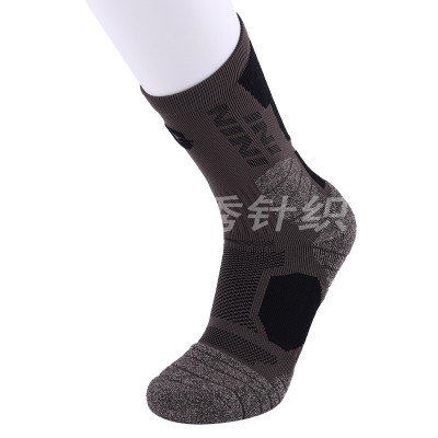 Professional marathon socks men's breathable towel bottom outdoor hiking socks women's hiking basketball sports socks