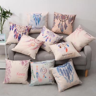 Manufacturers customized Nordic simple wind linen and linen pillow case car office sofa cushion
