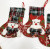 Christmas stockings striped muppets Christmas stockings decoration Christmas ornaments Christmas tree ornaments