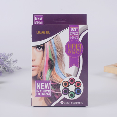 6 color hair dye cake one-step hair dye powder