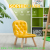 chair children wooden back chair soft package cute cartoon household solid wood baby chair kindergarten children stool