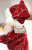 Santa electric Santa plain printed robe saxophone Santa music Santa ornaments 