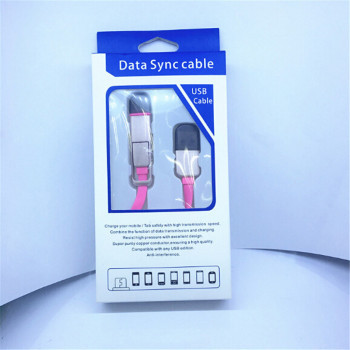 Two-in-One Phone Data Cable Chlorophytum USB Cable