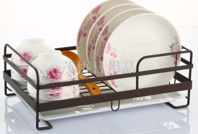 Kitchen iron art bowl rack li shui wears air to put bowl chopsticks bowl dish dish receives buy content shelf tableware 