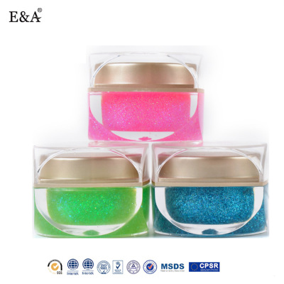 E & A Removable UV Nail Polish Sequins Color Plastic UV Nail Beauty Nail Glue Color Phototherapy Plastic Diamond 15G