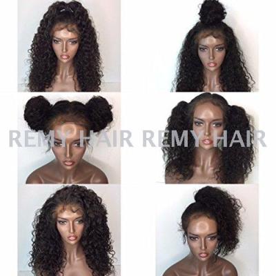  human hair deep full lace wig frontal lace wig