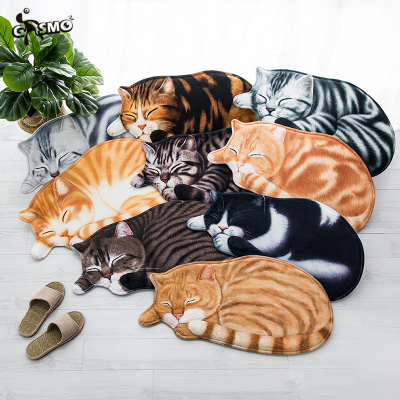 Authentic authorized animal floor mat designer draw realistic and creative floor mat pet shop favorite