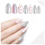 Finished Nail Beauty 28 Pieces Finished Product Fake Nail Tip Nail Shaped Piece Color Printing Pointed Wearable Nail Shaped Piece