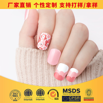 Fashion beauty source factory direct sales of soft wear nail pieces that paste nail products