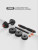 Feilton Dumbbell Men's Fitness Equipment Rubber-Coated Environmentally Friendly Home 20/30kg Pair Removable Barbell