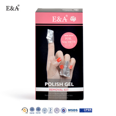E & A Cotton for Nail Removing High-Grade Nail Beauty Products with Nail Polish Remover Containing Cotton for Nail Removing Environmental Protection Non-Toxic Nail Remover Set