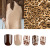 E & A New Leopard Series Temperament Sexy Wear Nail Tips Finished Product Removable Fake Nails 30 Pieces Wholesale