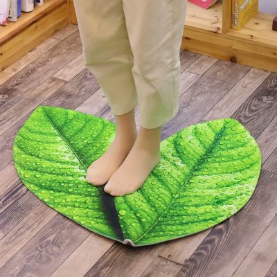 Yiwu manufacturers direct creative leaf mat sunflower mat