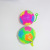 Flash Sound Whistle 75 Massage Patch Elastic Ball Luminous Plum Blossom Stall Toys Hot Sale Factory Direct Sales