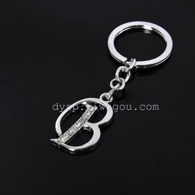1. [manufacturers sell] alloy English letter key chain wholesale