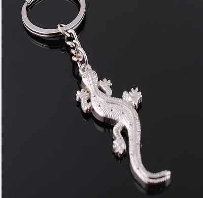 Hot style: colorfast stereo gecko key chain exhibition small gift life creative small commodity wholesale