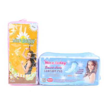 nice laday Ultra Thin Feminine Pads for Women Regular Absorbency Unscented 30pcs