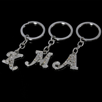 1. [manufacturers sell] alloy English letter key chain wholesale