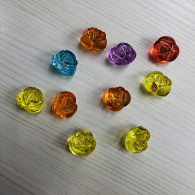 Manufacturers direct acrylic beads DIY beads rose