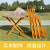 YRG Outdoor Solid Wood Furniture Octagonal Table and Chair Leisure Combination Table and Chair Folding Dining Table and Chair Courtyard Table and Chair Wholesale