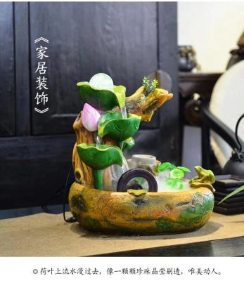 Chinese wind series of flowing water arts and crafts decorations purifier flowing water modeling exquisite courtyard living room club