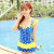 South Korean version of girls little fresh one-piece swimsuit gathered breast beach hot spring dress
