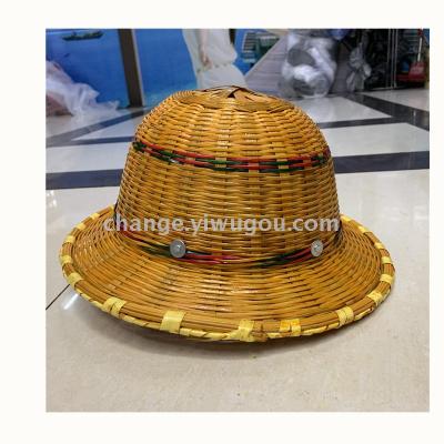 safety helmet  Bamboo woven Hand series 