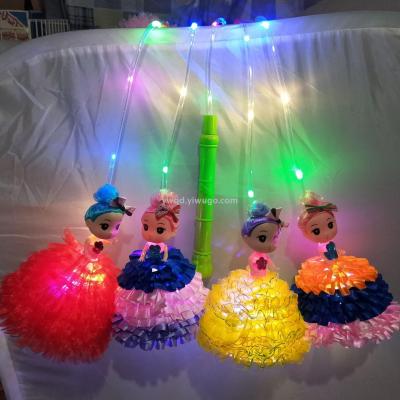 ZD Luminous Toy Stall Hot Sale Luminous Doll Factory Direct Sales Stall Supply Portable Rotating Luminous Doll